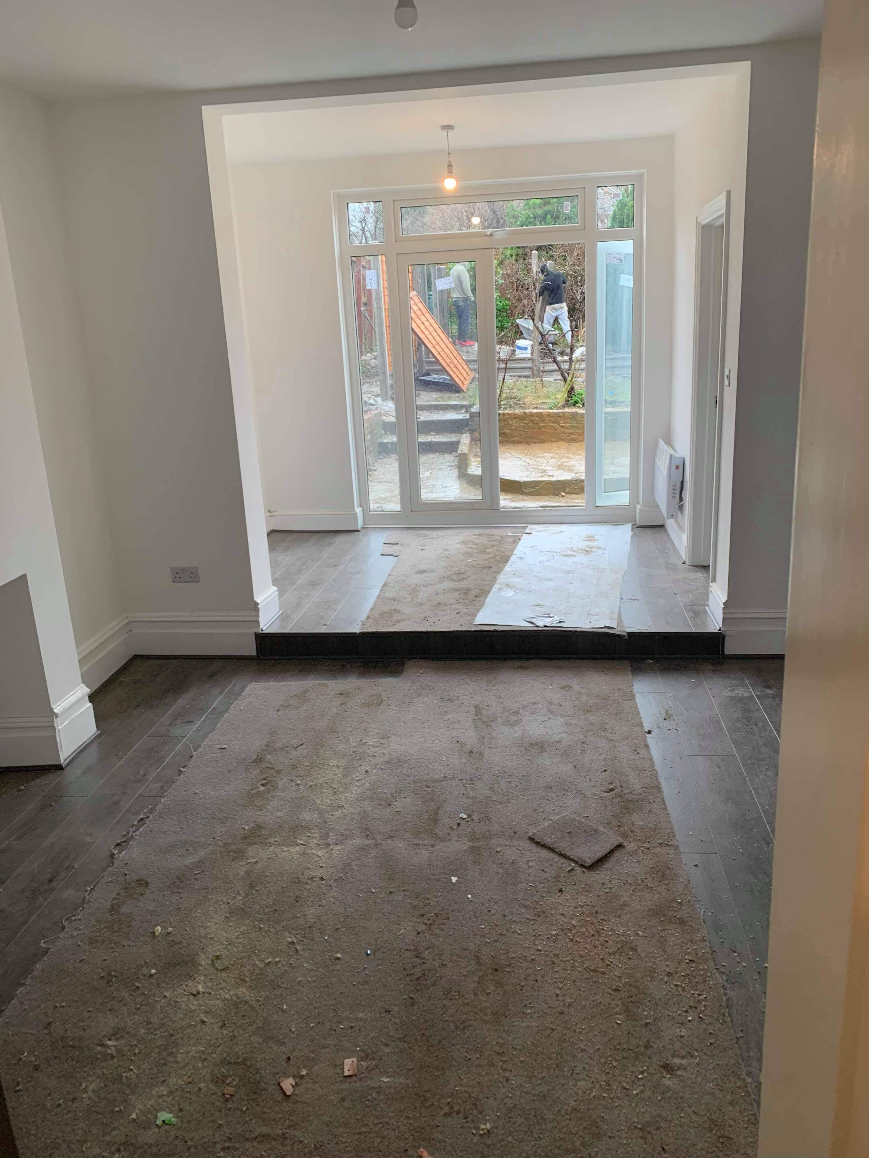 After Builders Cleaning, before