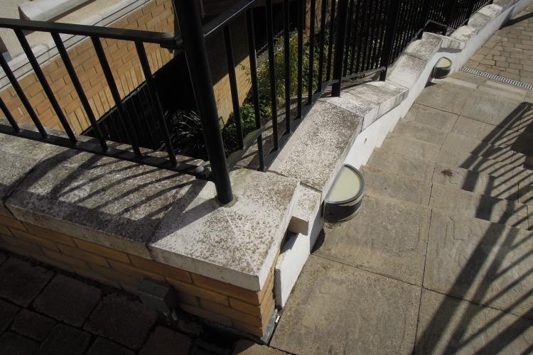 Pressure washing - Apartment building, Keston